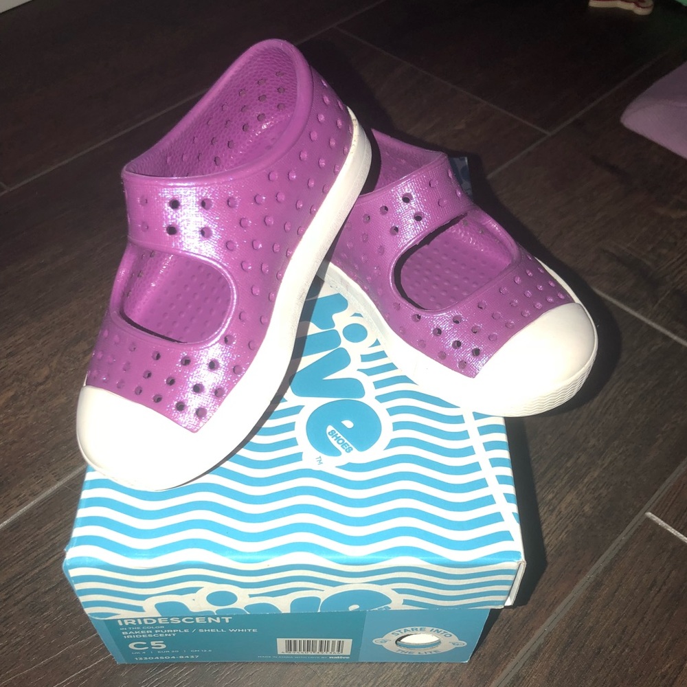 Purple Iredescent Native Shoes - C5